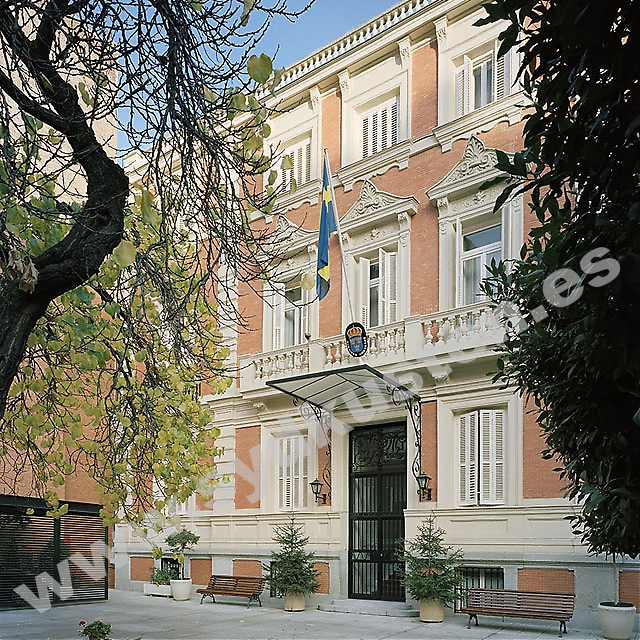 LEDIGT  Svenska ambassadörsresidenset i Madrid är obebott sedan drygt fyra månader. Foto: Lindman Photography